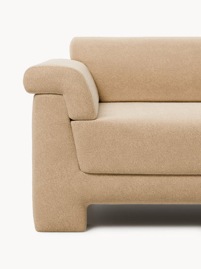 Bouclé-Sofa Atlas (3-Sitzer)