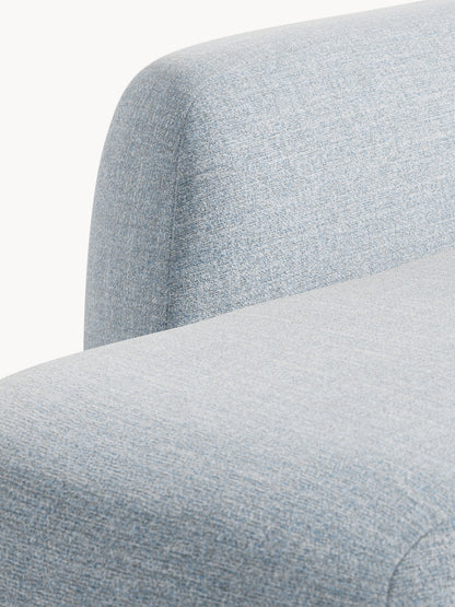 Modulare Bouclé-Chaise Wolke (3-Sitzer)