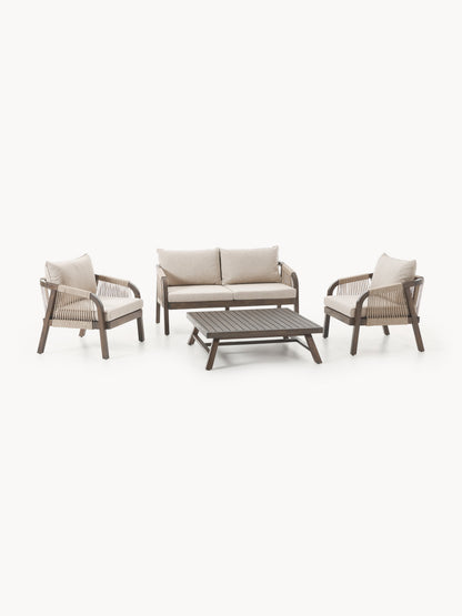 Galeriebild 1 - Garten-Lounge-Set Lu aus Akazienholz