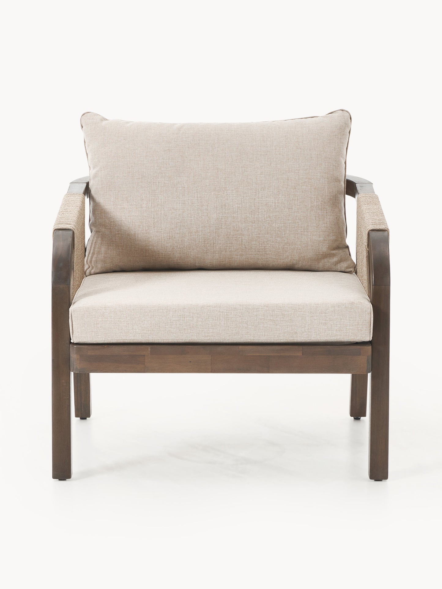 Garten-Lounge-Set Lu aus Akazienholz, 4er-Set