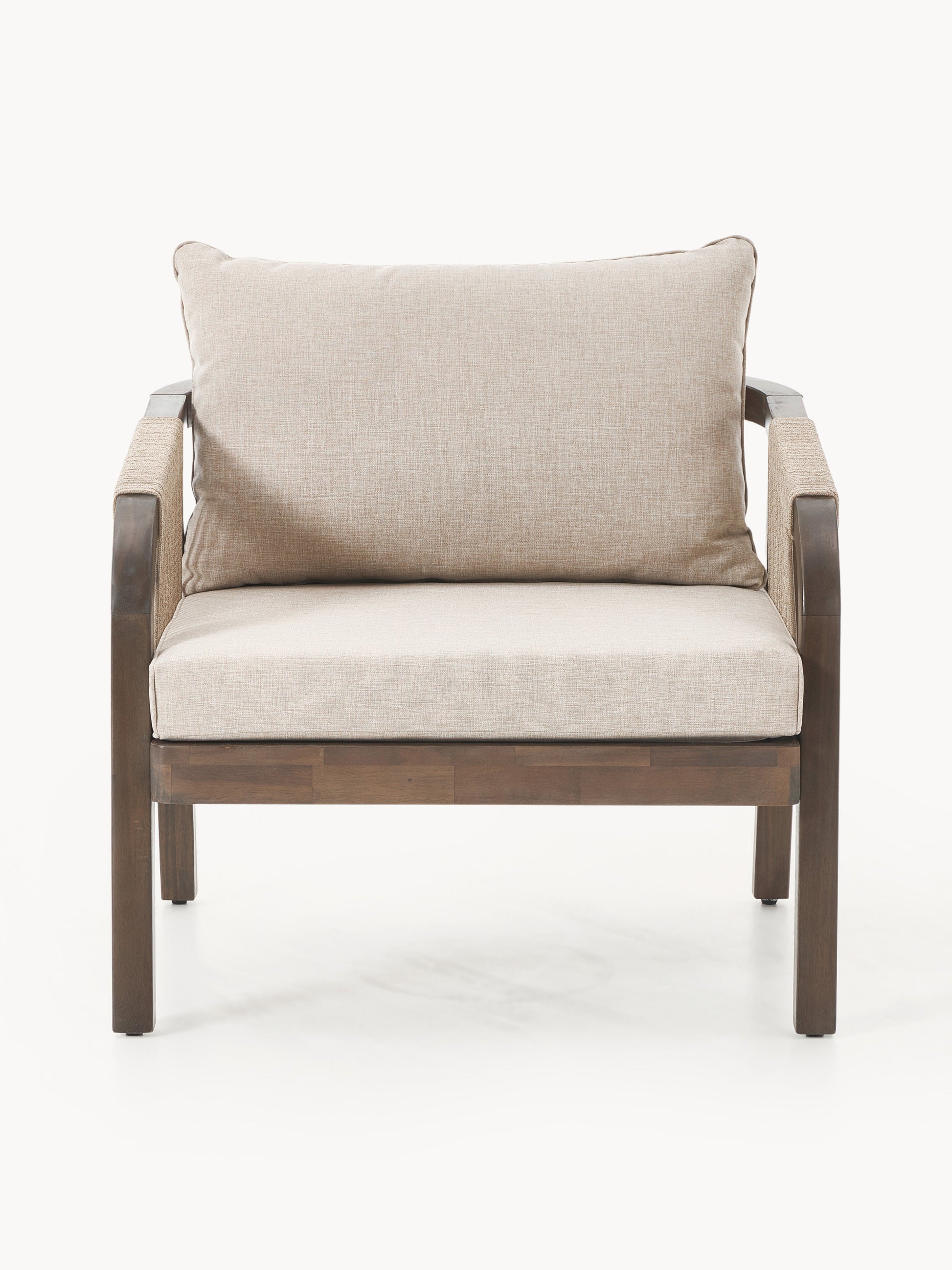 Garten-Lounge-Set Lu aus Akazienholz, 4er-Set