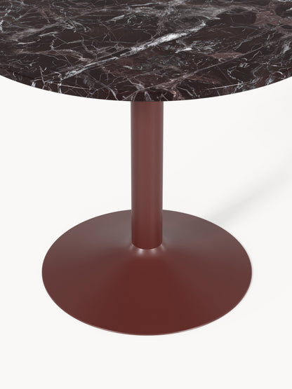 Runder Marmor-Esstisch Miley, Ø 90 cm