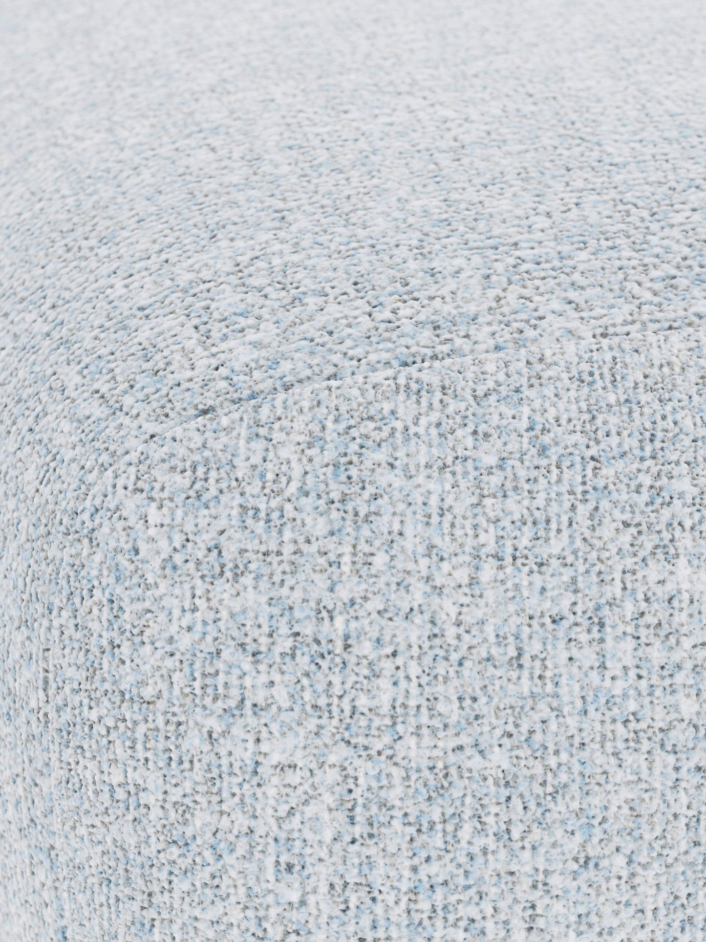 Großer Bouclé-Sofa-Hocker Wolke