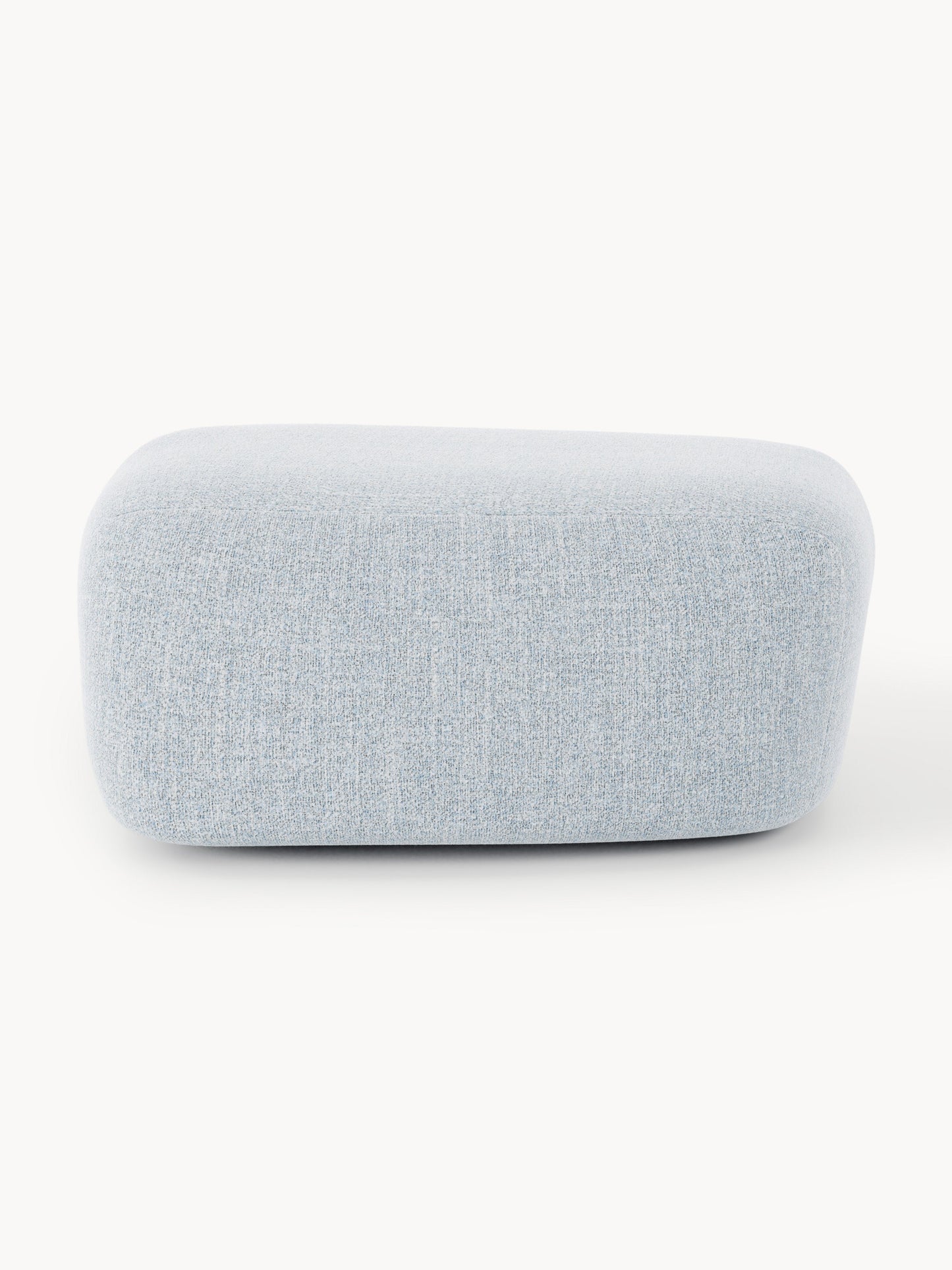 Großer Bouclé-Sofa-Hocker Wolke