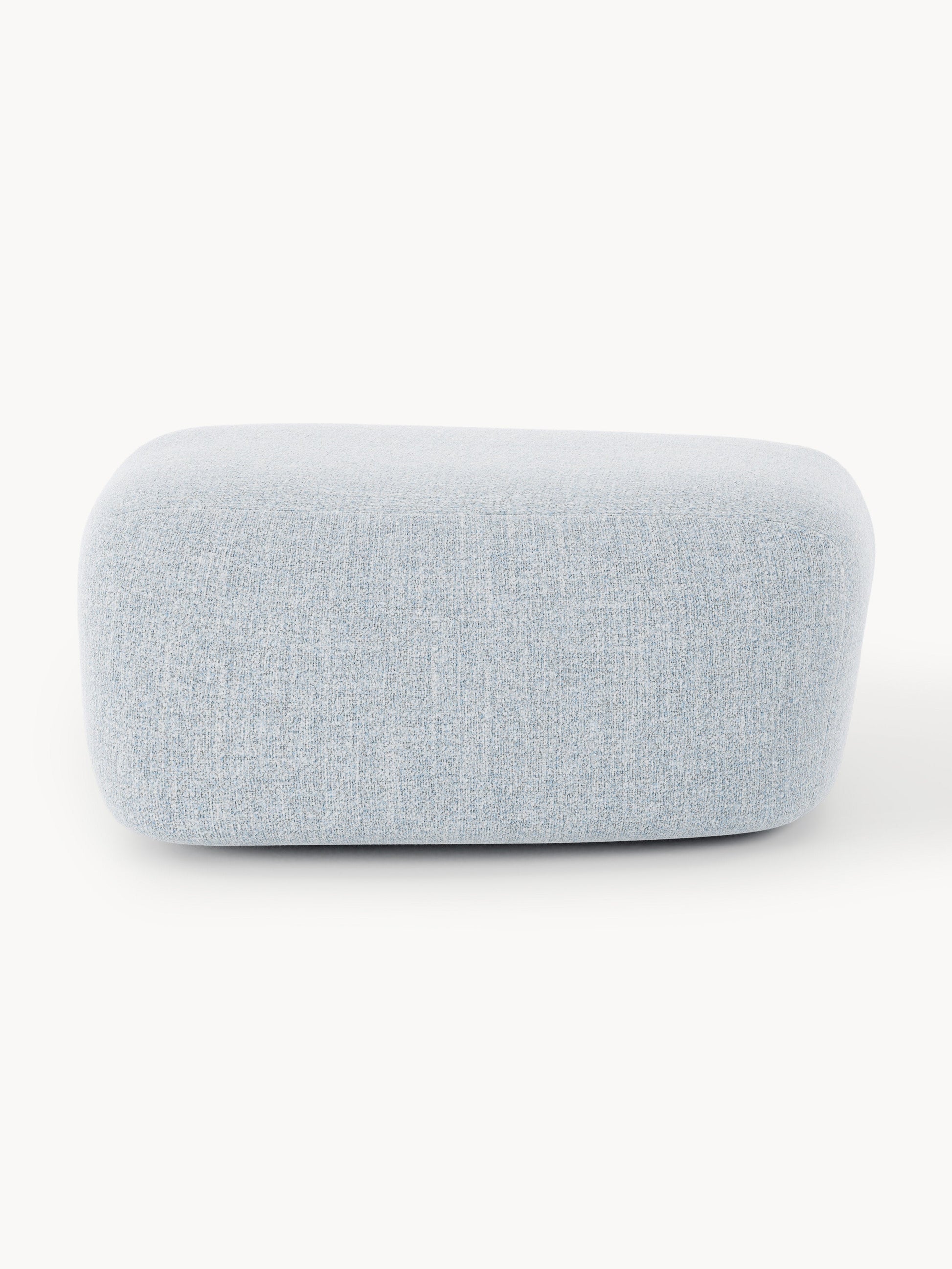 Großer Bouclé-Sofa-Hocker Wolke