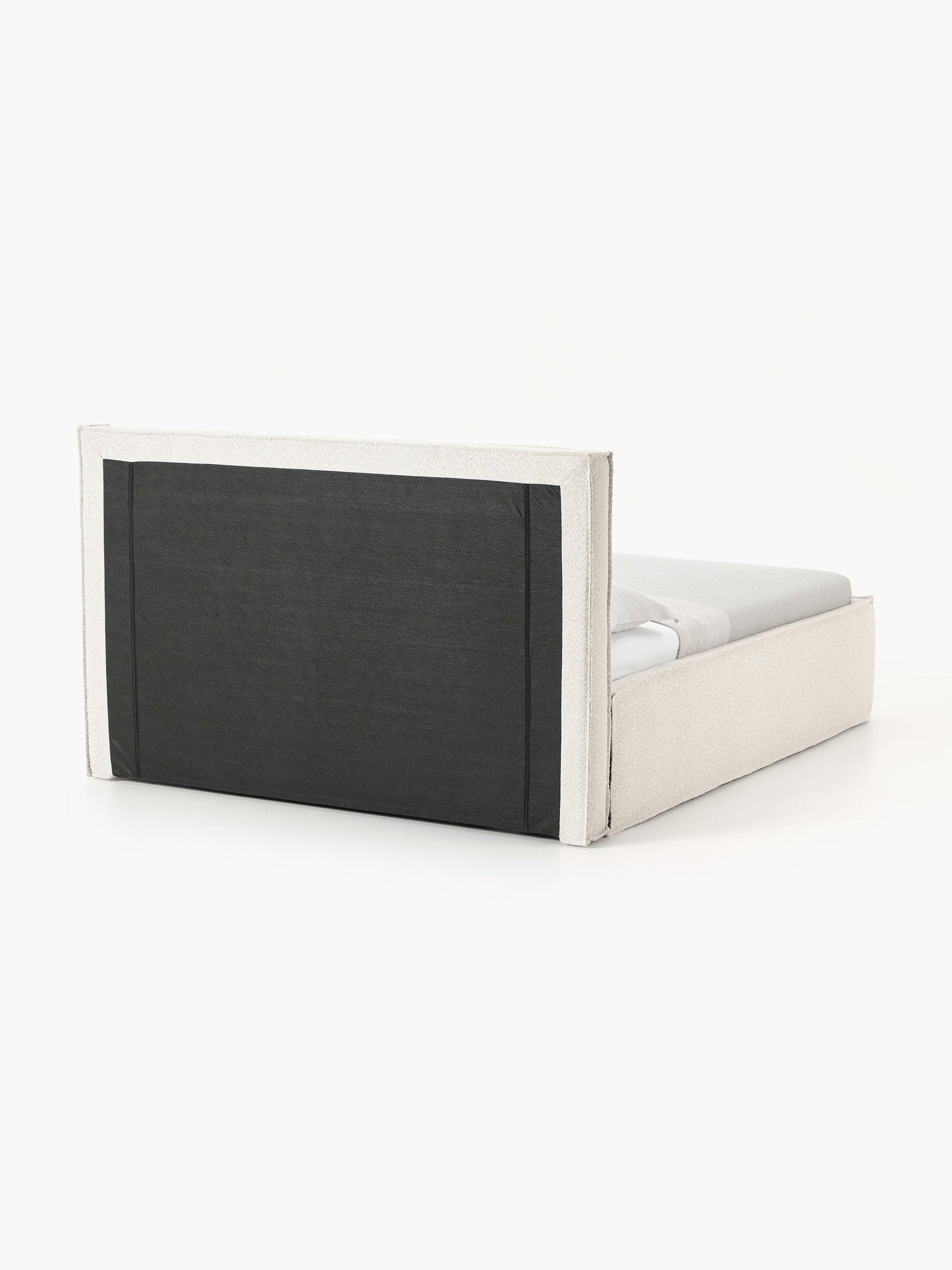 Bouclé-Polsterbett Dream mit Stauraum