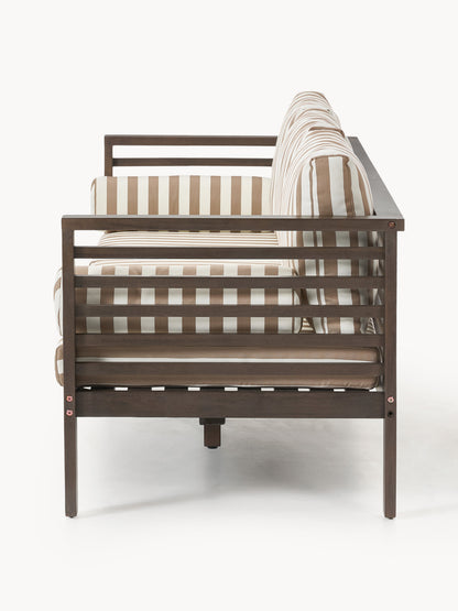 Garten-Loungesofa Bo (3-Sitzer) aus Akazienholz