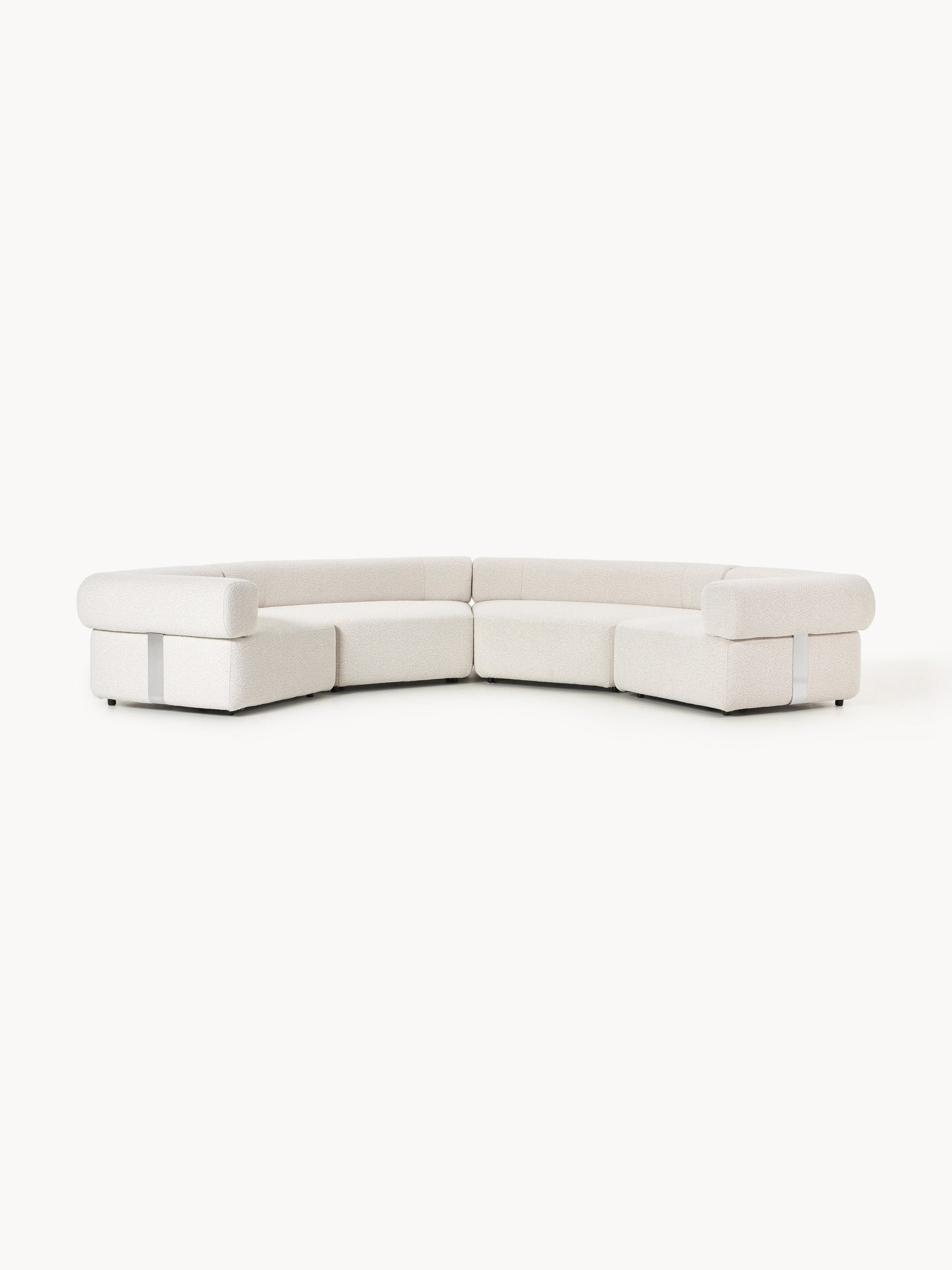 Galeriebild 1 - Großes modulares Bouclé-Sofa Anton