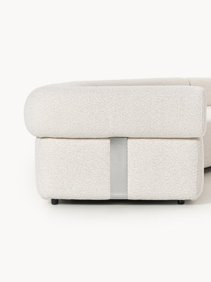 Großes modulares Bouclé-Sofa Anton