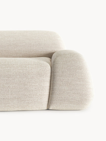 Bouclé-Sofa Wolke (2-Sitzer) mit Chaiselongue