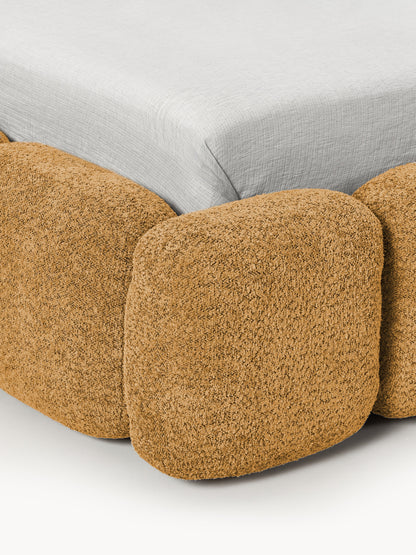 Einzelbett Tayla aus Teddy-Bouclé