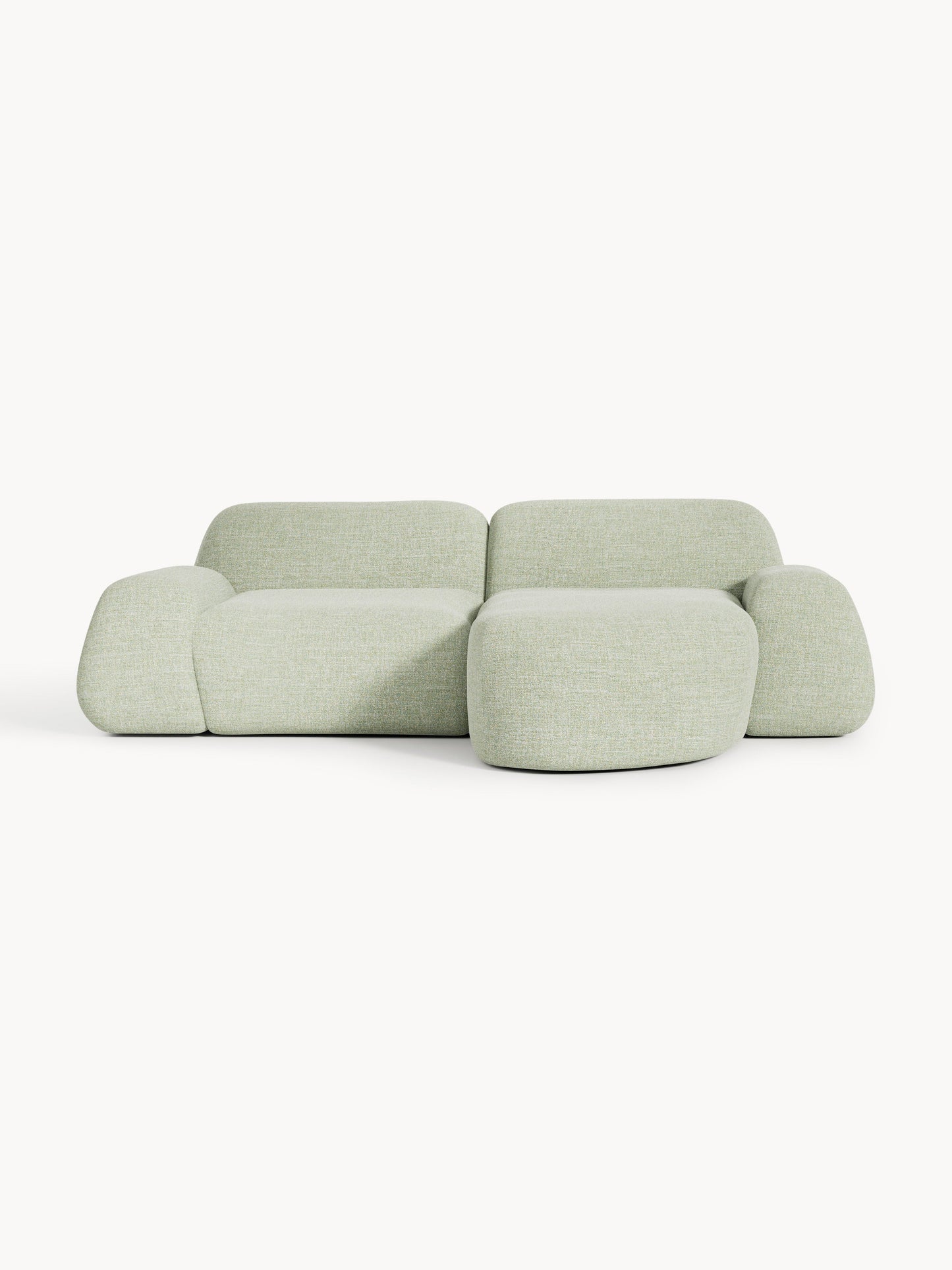 Galeriebild 1 - Modulares Bouclé-Ecksofa Wolke (3-Sitzer)