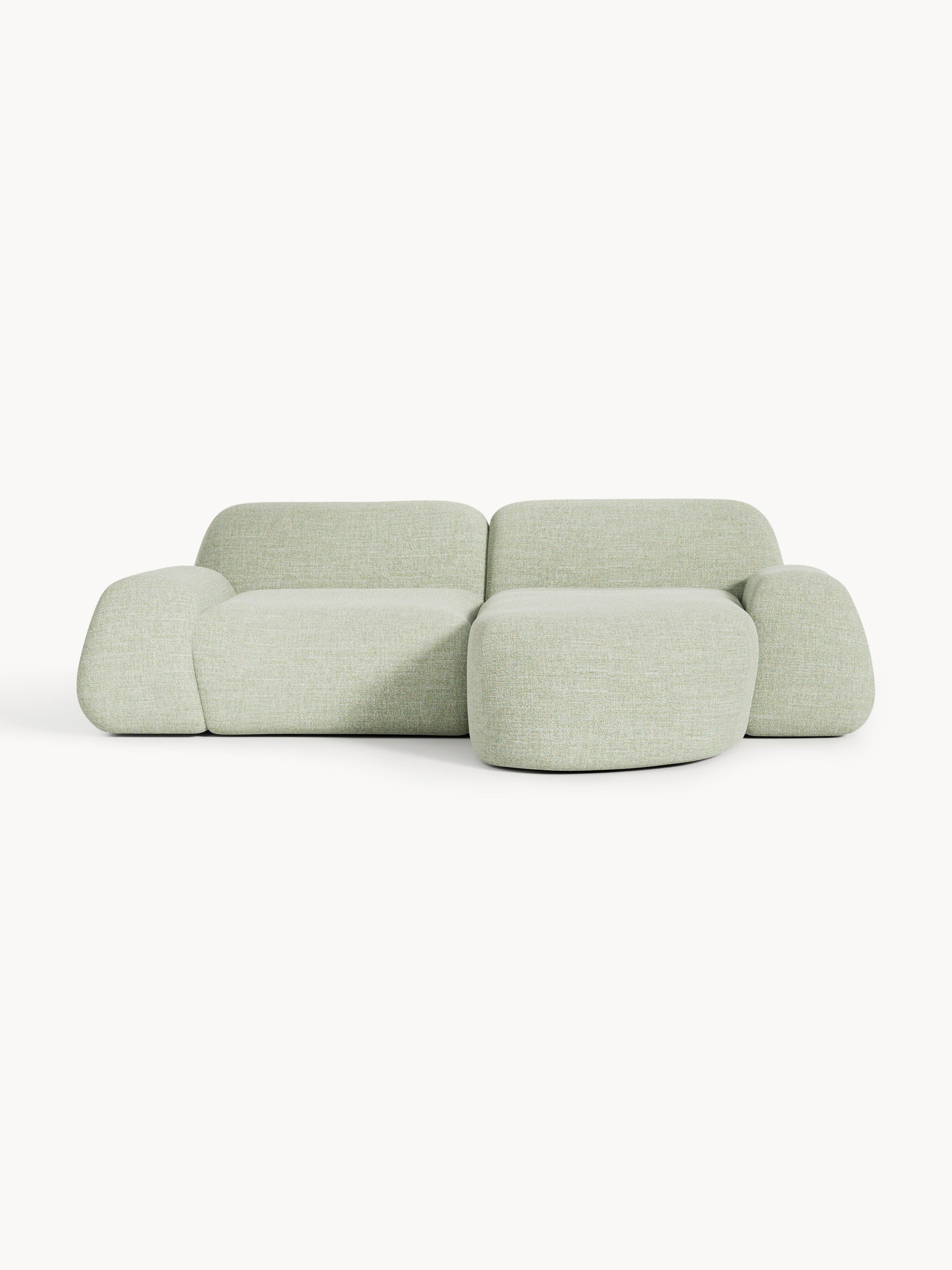 Galeriebild 1 - Modulares Bouclé-Ecksofa Wolke (3-Sitzer)