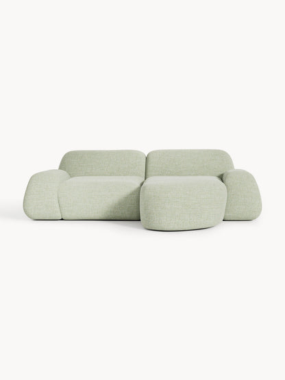 Galeriebild 1 - Modulares Bouclé-Ecksofa Wolke (3-Sitzer)