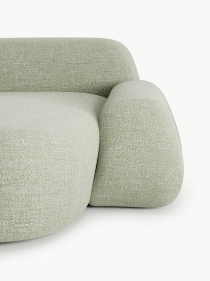 Modulares Bouclé-Ecksofa Wolke (3-Sitzer)
