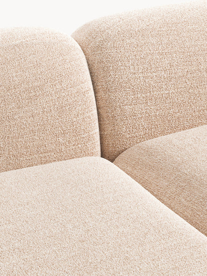Modulare Bouclé-Chaise Wolke (3-Sitzer)