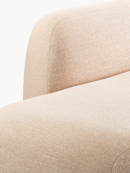 Modulare Bouclé-Chaise Wolke (3-Sitzer)