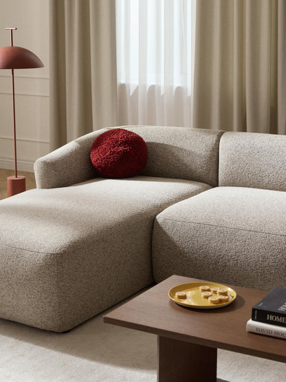 Bouclé-Chaise-Eckmodul Sofia