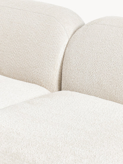 Modulares Teddy-Bouclé-Ecksofa Wolke (4-Sitzer)