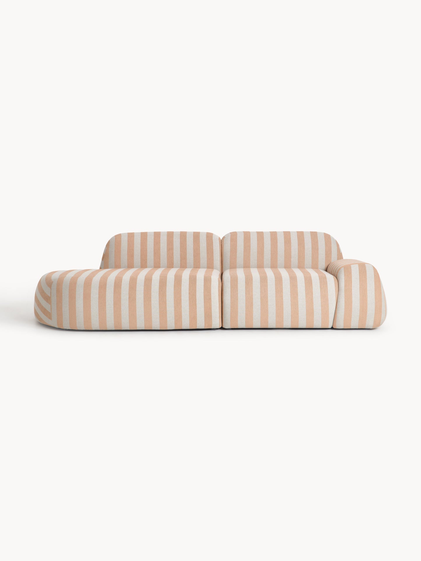 Galeriebild 1 - Modulares Gestreiftes Sofa Wolke (3-Sitzer)