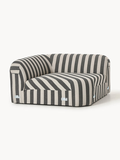 Rundes Gestreiftes Eckmodul Wolke