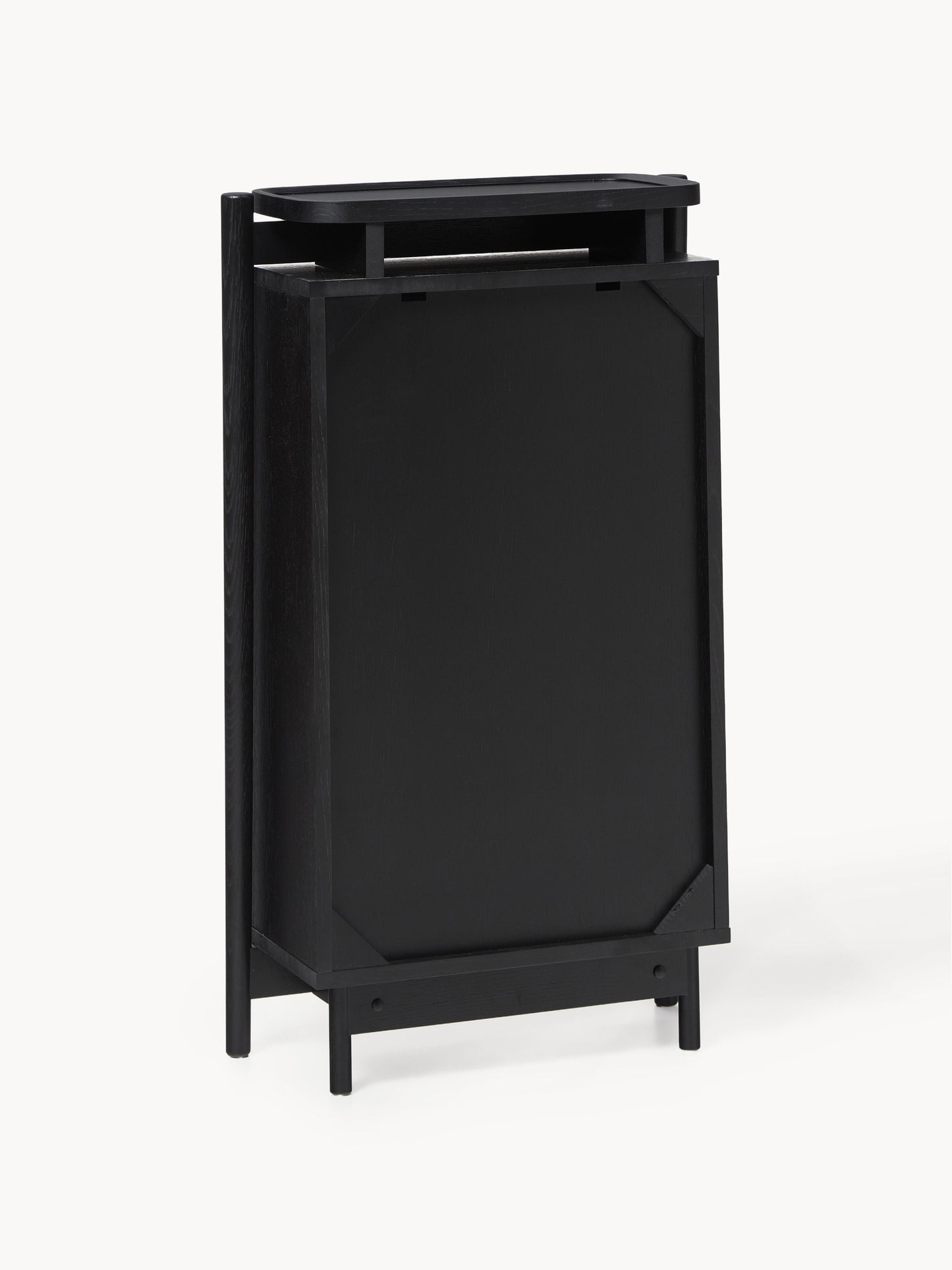 Holz-Schuhschrank Libby mit Klappfächern