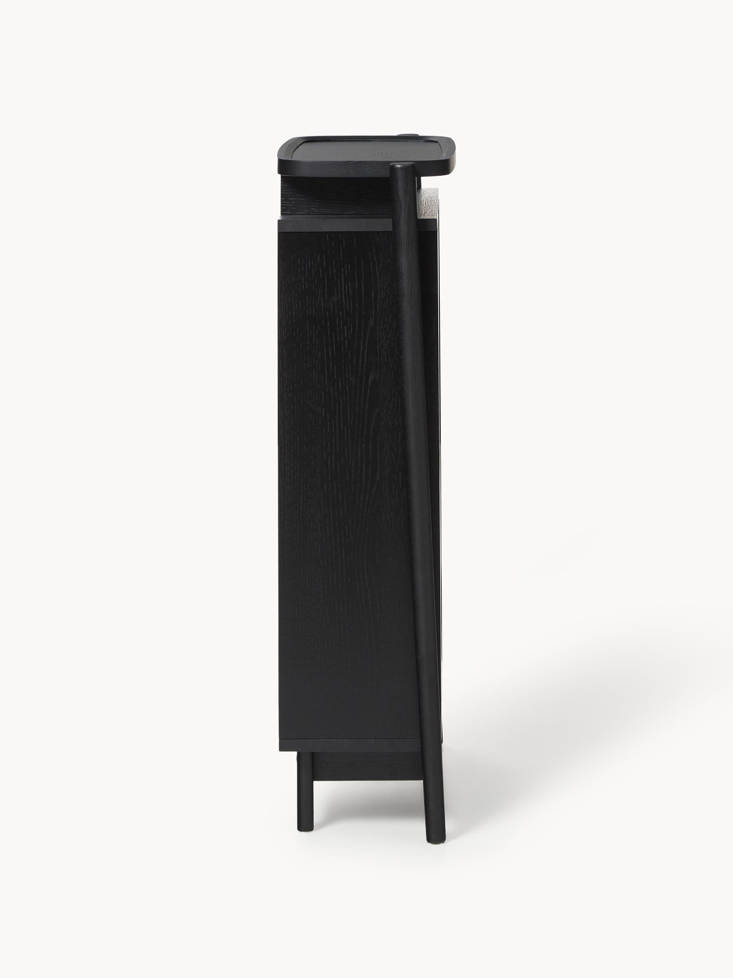 Holz-Schuhschrank Libby mit Klappfächern
