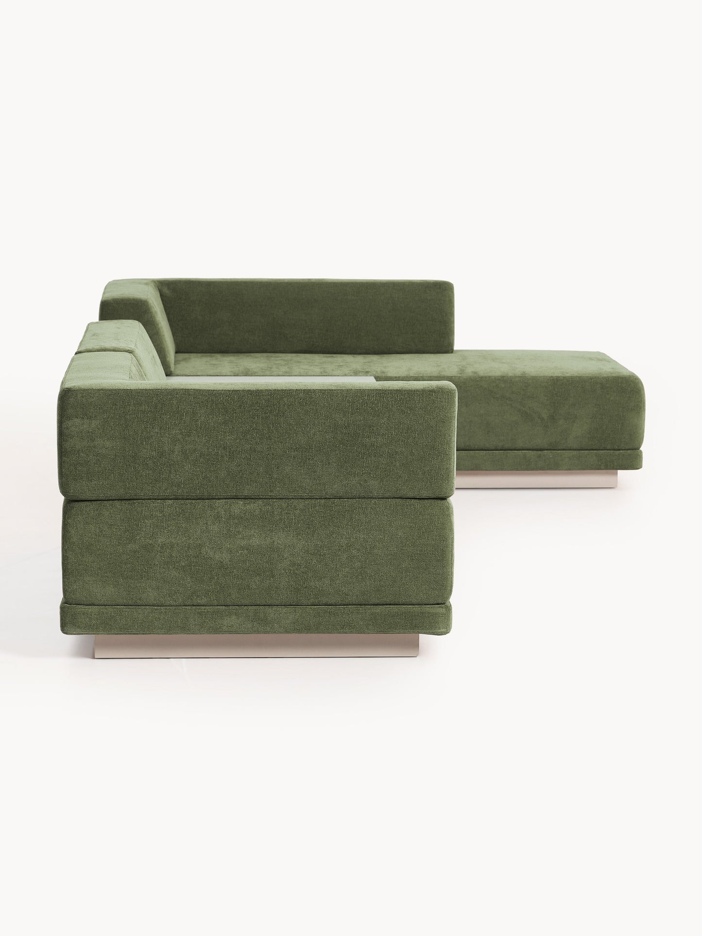 Modulares Ecksofa Colin (4-Sitzer) mit Couchtisch