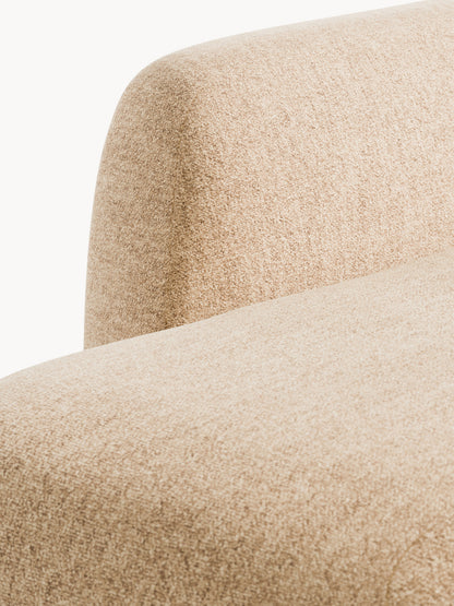 Modulares Bouclé-XL-Ecksofa Wolke mit Chaiselongue