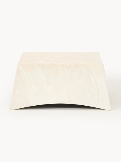 In- & Outdoor-Couchtisch Mohi in Travertin-Optik, B 80 cm