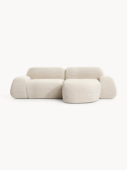 Galeriebild 1 - Modulares Bouclé-Ecksofa Wolke (3-Sitzer)
