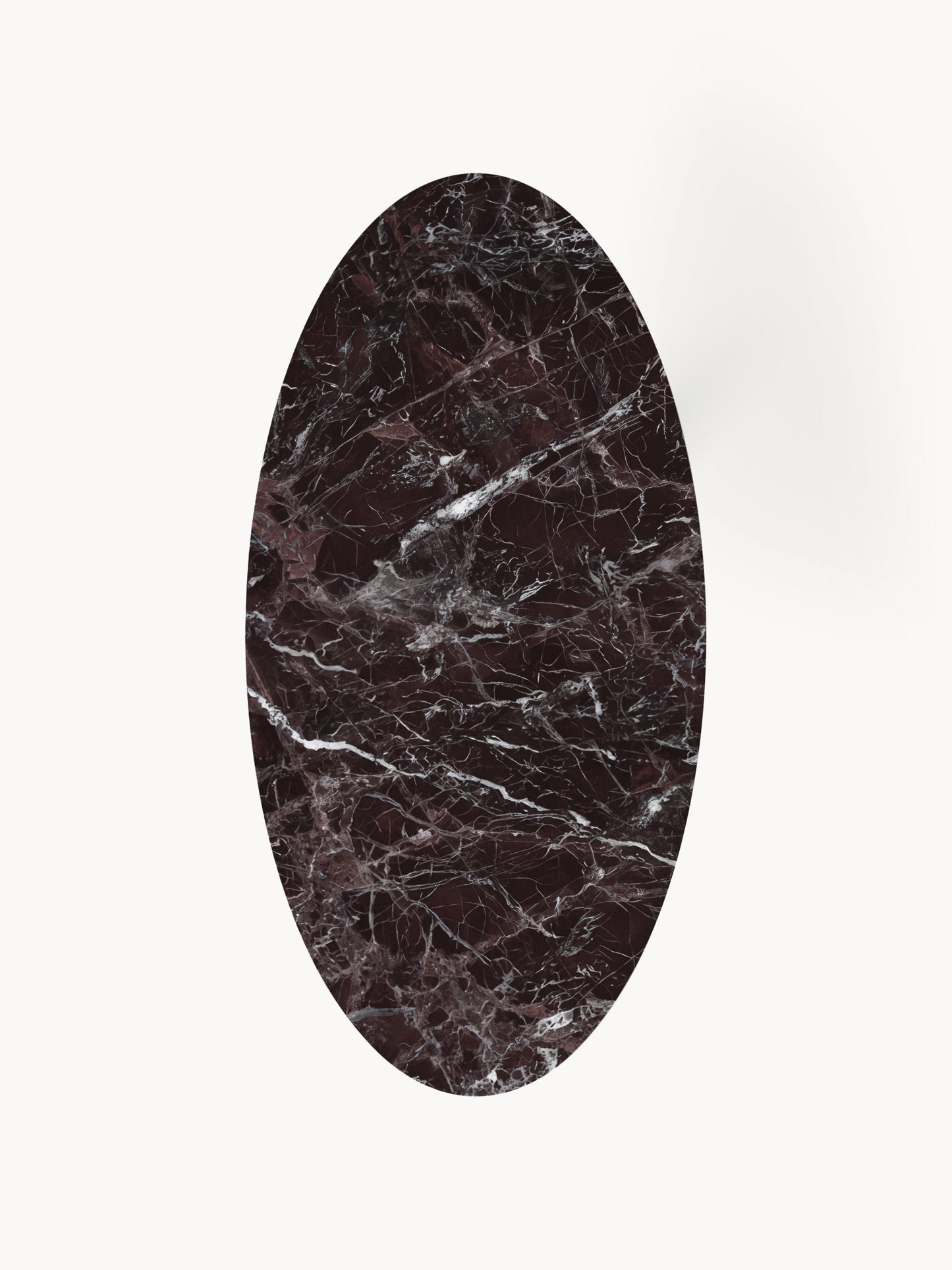 Ovaler Marmor-Esstisch Miley, 180 x 90 cm