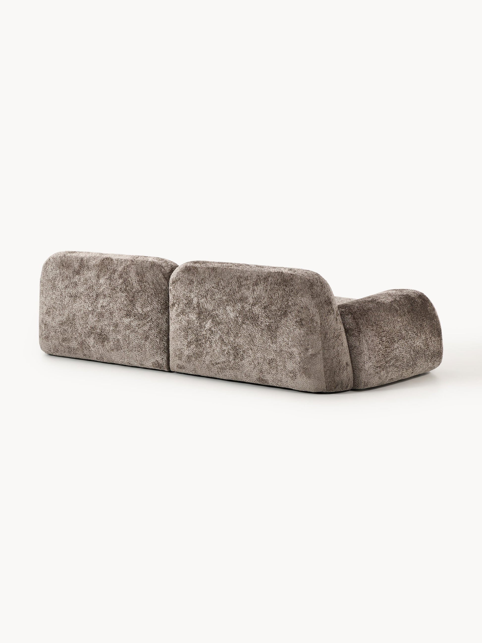 Modulares Teddy-Bouclé-Sofa Wolke (3-Sitzer)