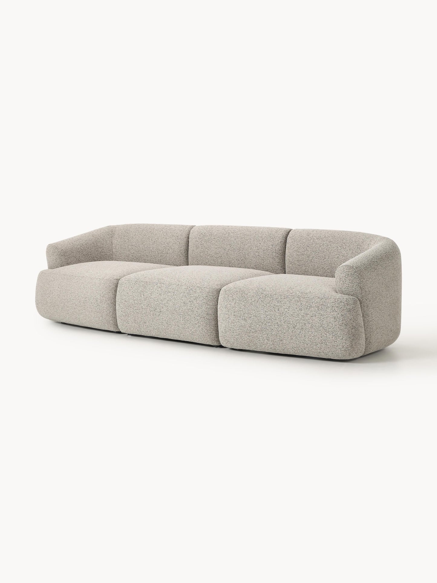 Modulares Bouclé-Sofa Sofia (3-Sitzer)