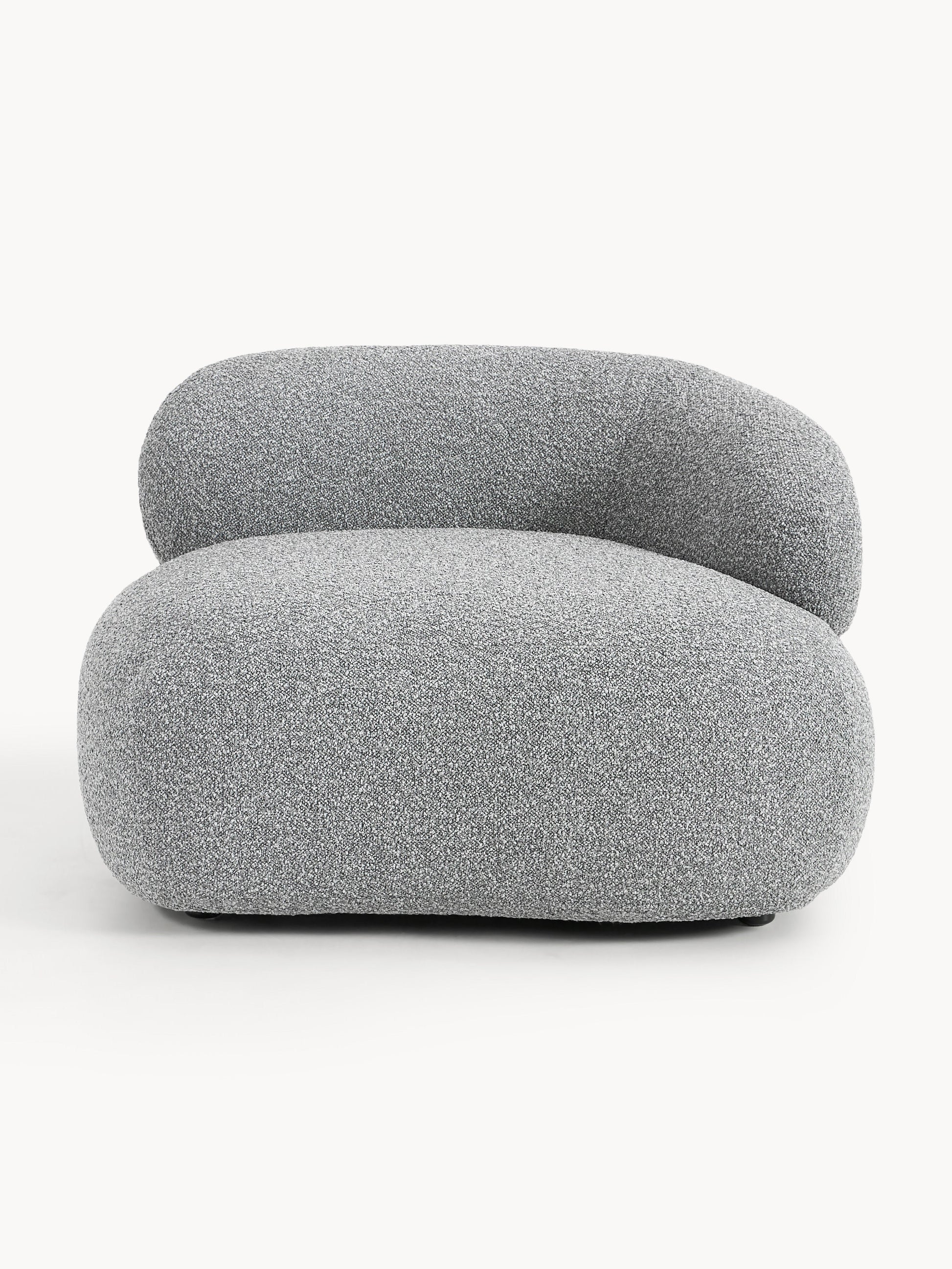 Bouclé-Loungesessel Alba