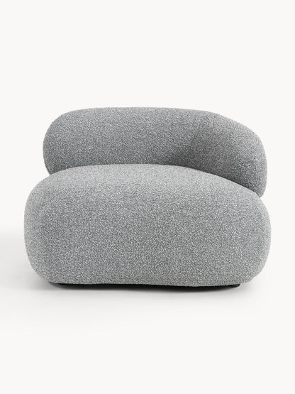 Bouclé-Loungesessel Alba