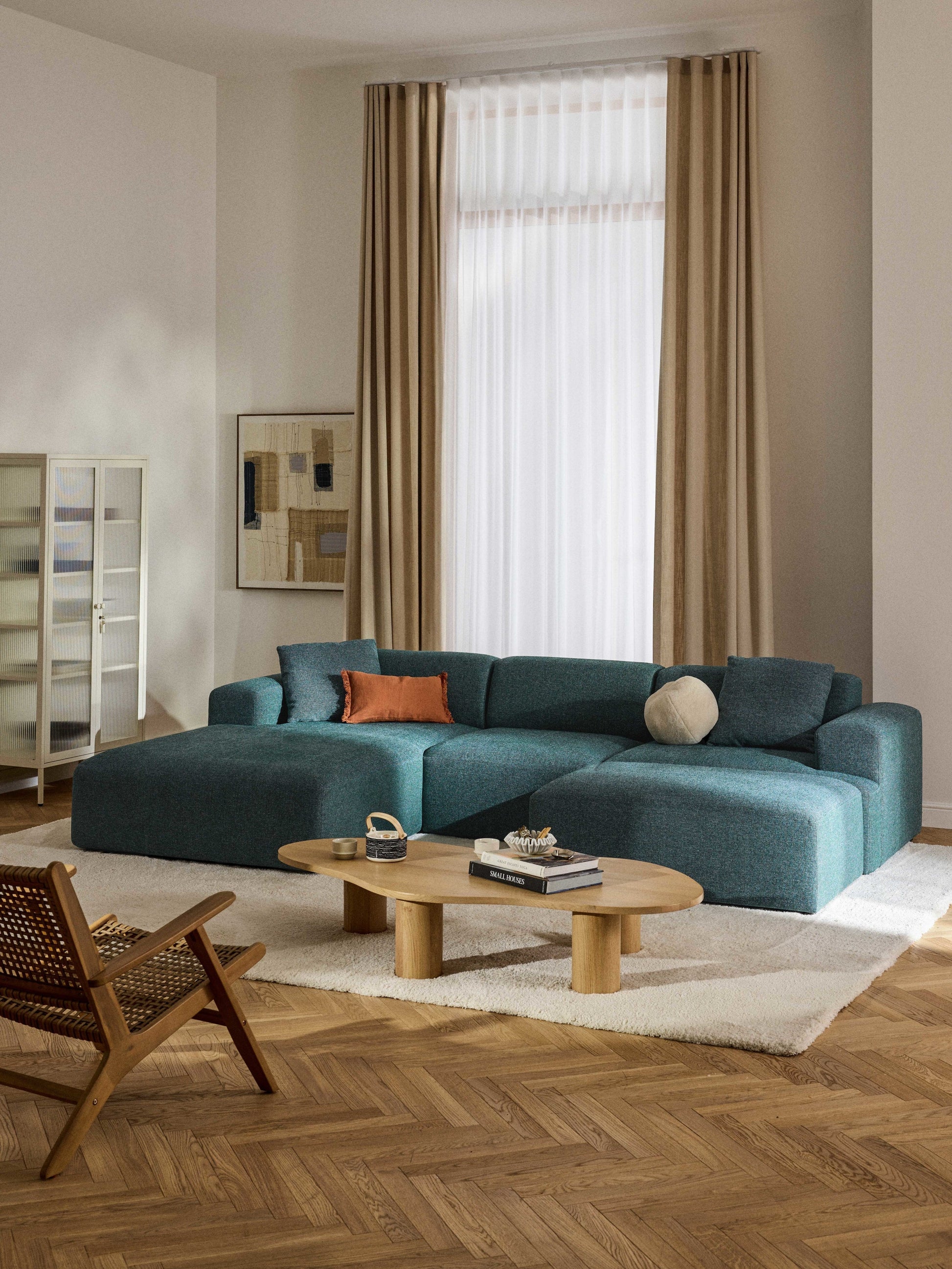 XL Sofa-Hocker Melva, B 116 x T 72 cm