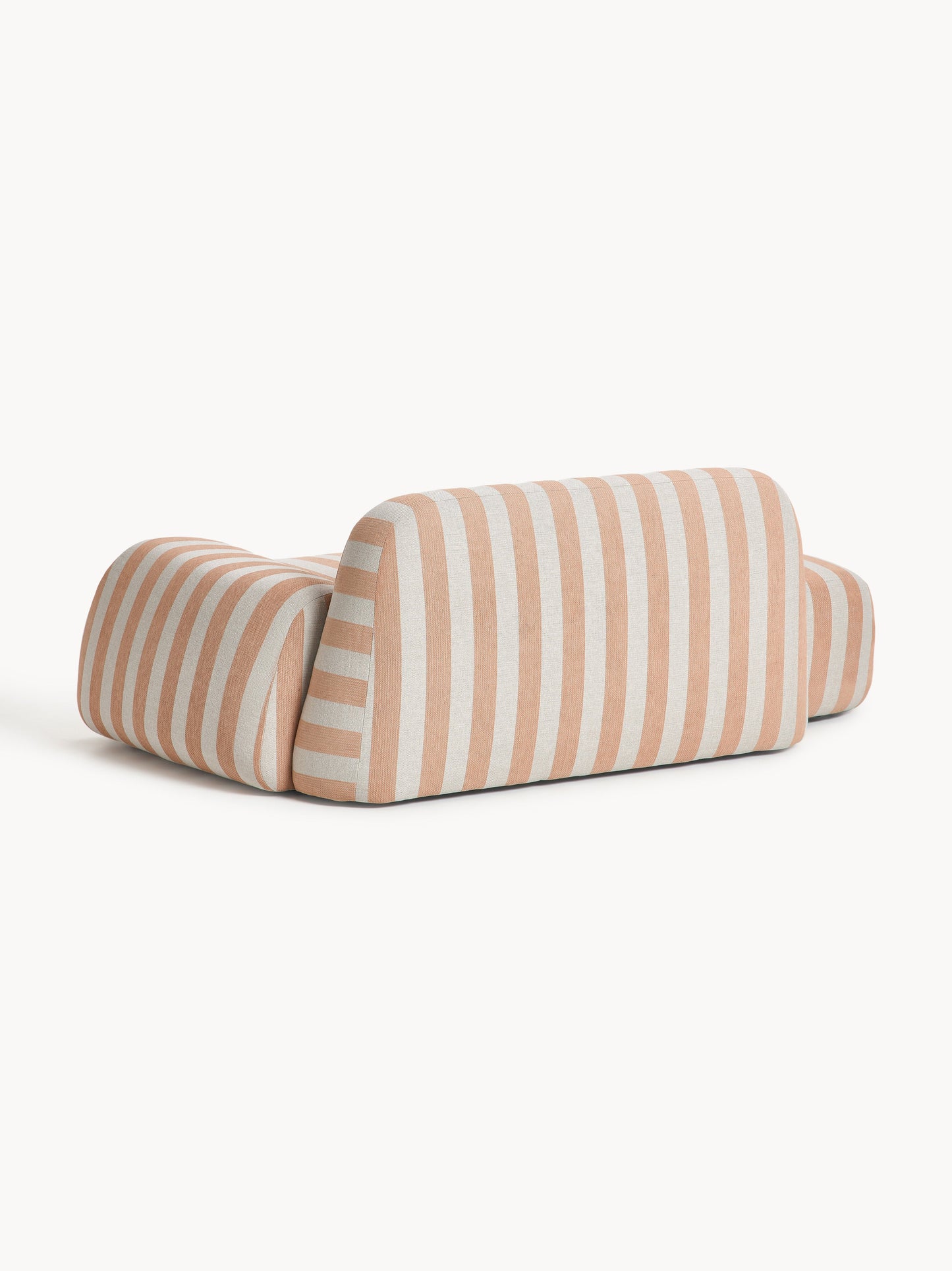 Gestreiftes Sofa Wolke (2-Sitzer) mit Chaiselongue
