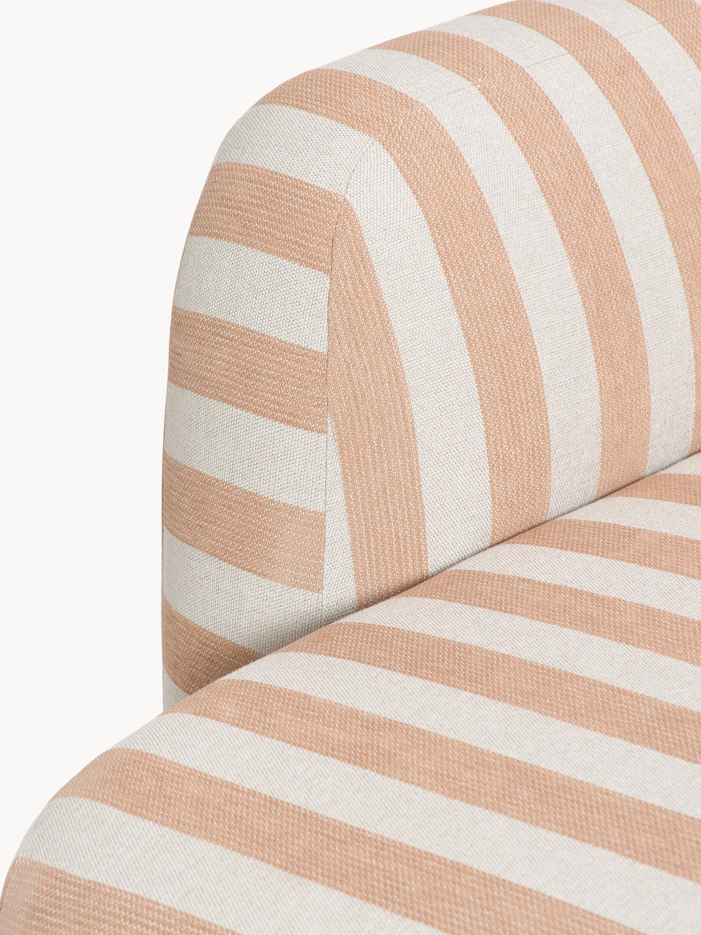 Gestreiftes Sofa Wolke (2-Sitzer) mit Chaiselongue