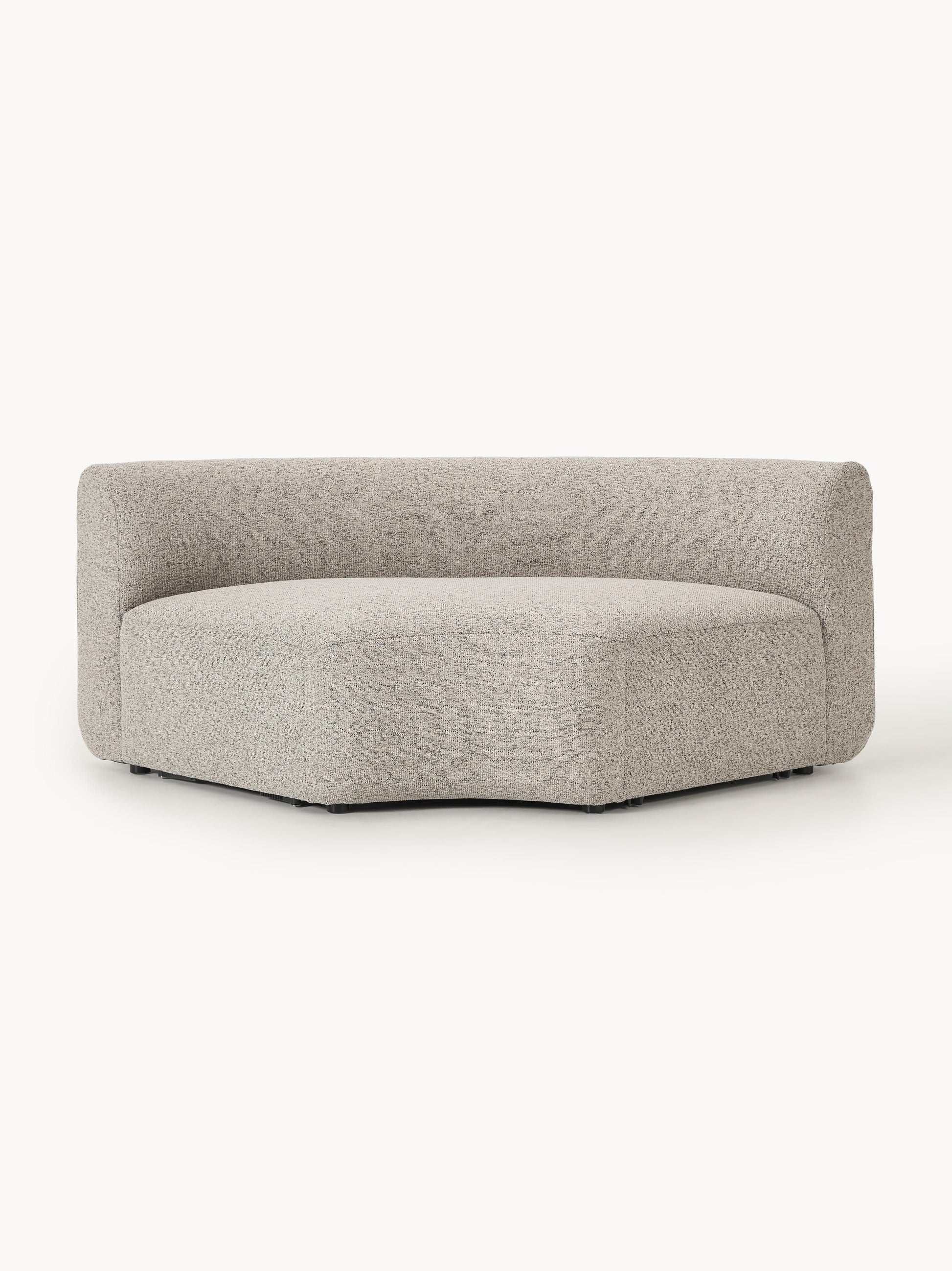 Galeriebild 1 - Rundes Bouclé-Eckmodul Sofia