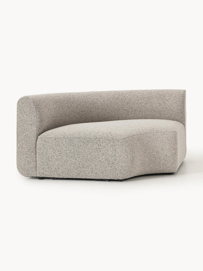 Rundes Bouclé-Eckmodul Sofia