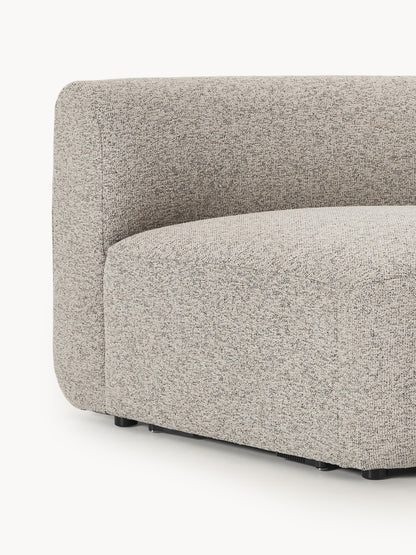 Rundes Bouclé-Eckmodul Sofia