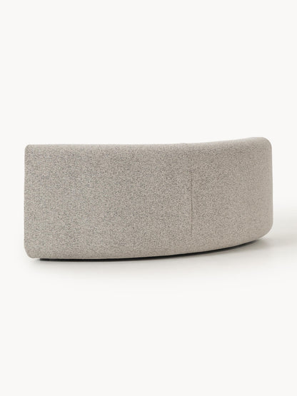 Rundes Bouclé-Eckmodul Sofia