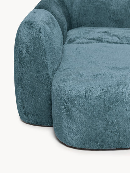 XL Modulares Teddy-Bouclé-Sofa Wolke