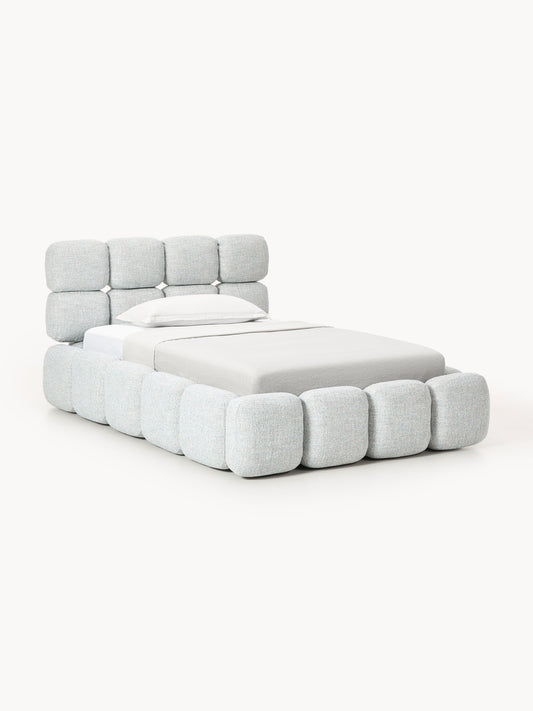 Galeriebild 1 - Einzelbett Tayla aus Teddy-Bouclé