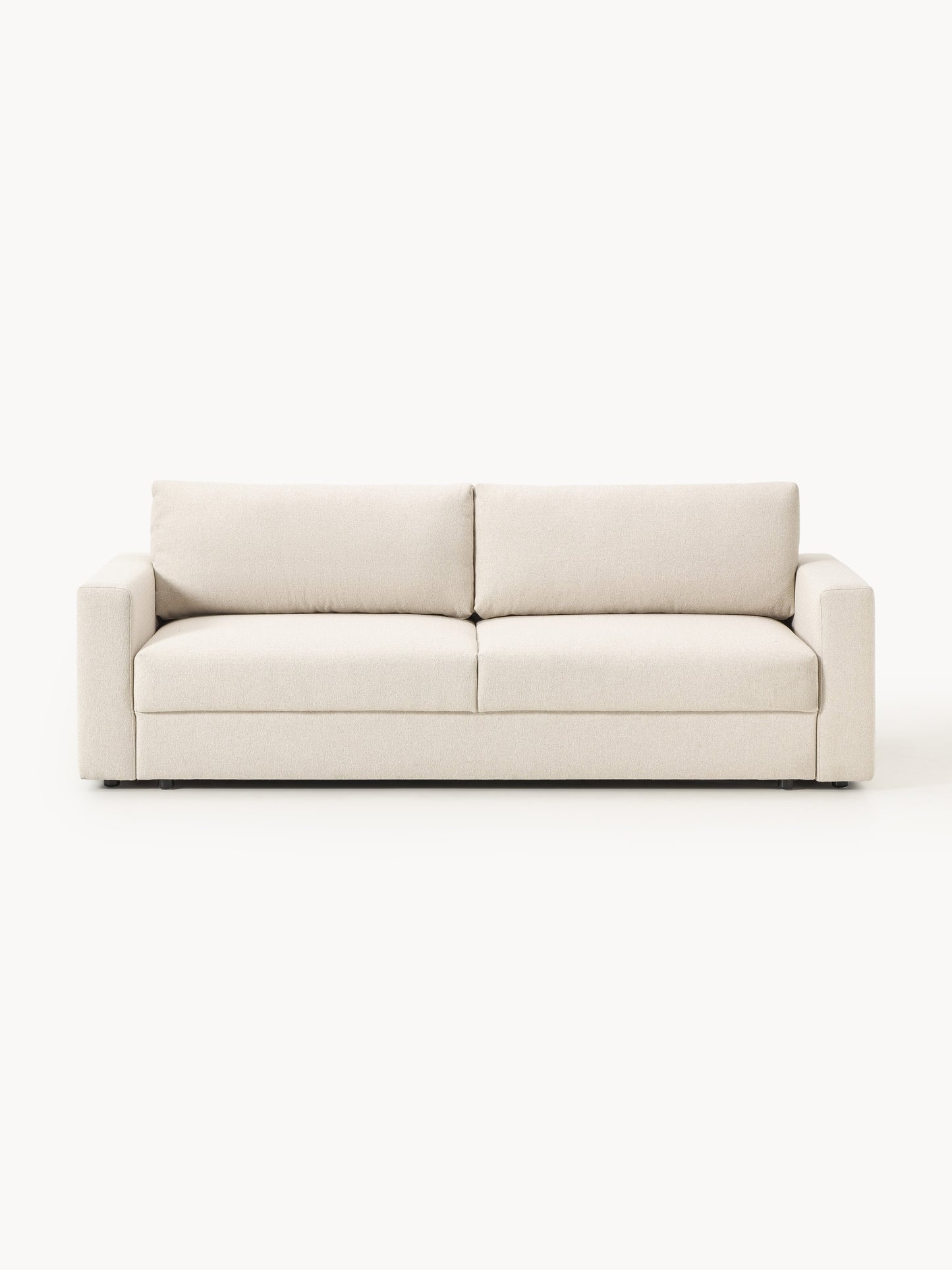 Galeriebild 1 - Bouclé-Schlafsofa Tasha (3-Sitzer) mit Stauraum