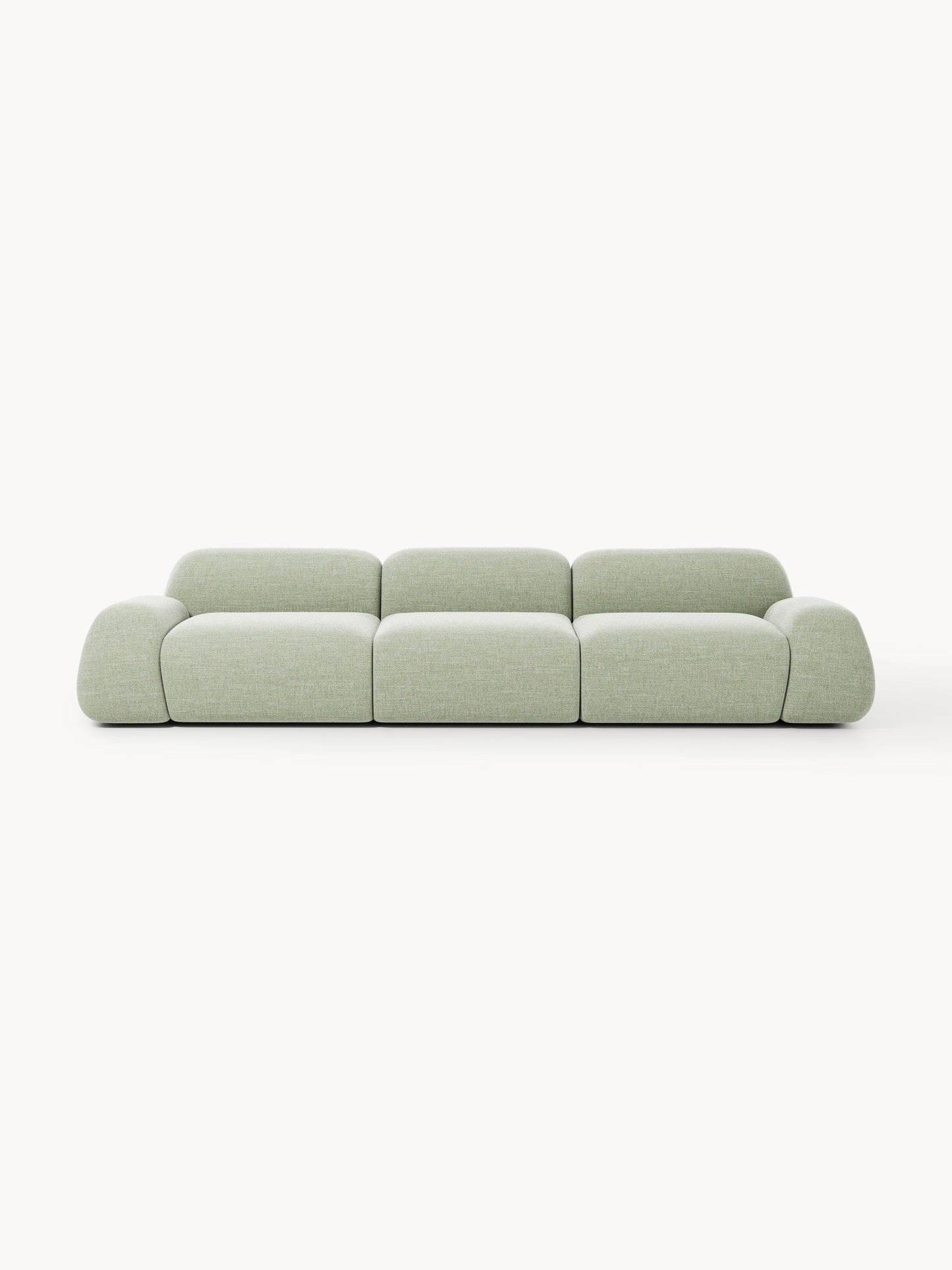 Galeriebild 1 - Modulares Bouclé-Sofa Wolke (4-Sitzer)