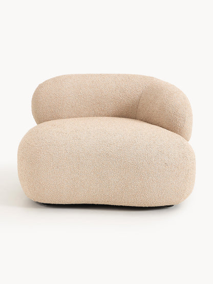 Bouclé-Loungesessel Alba