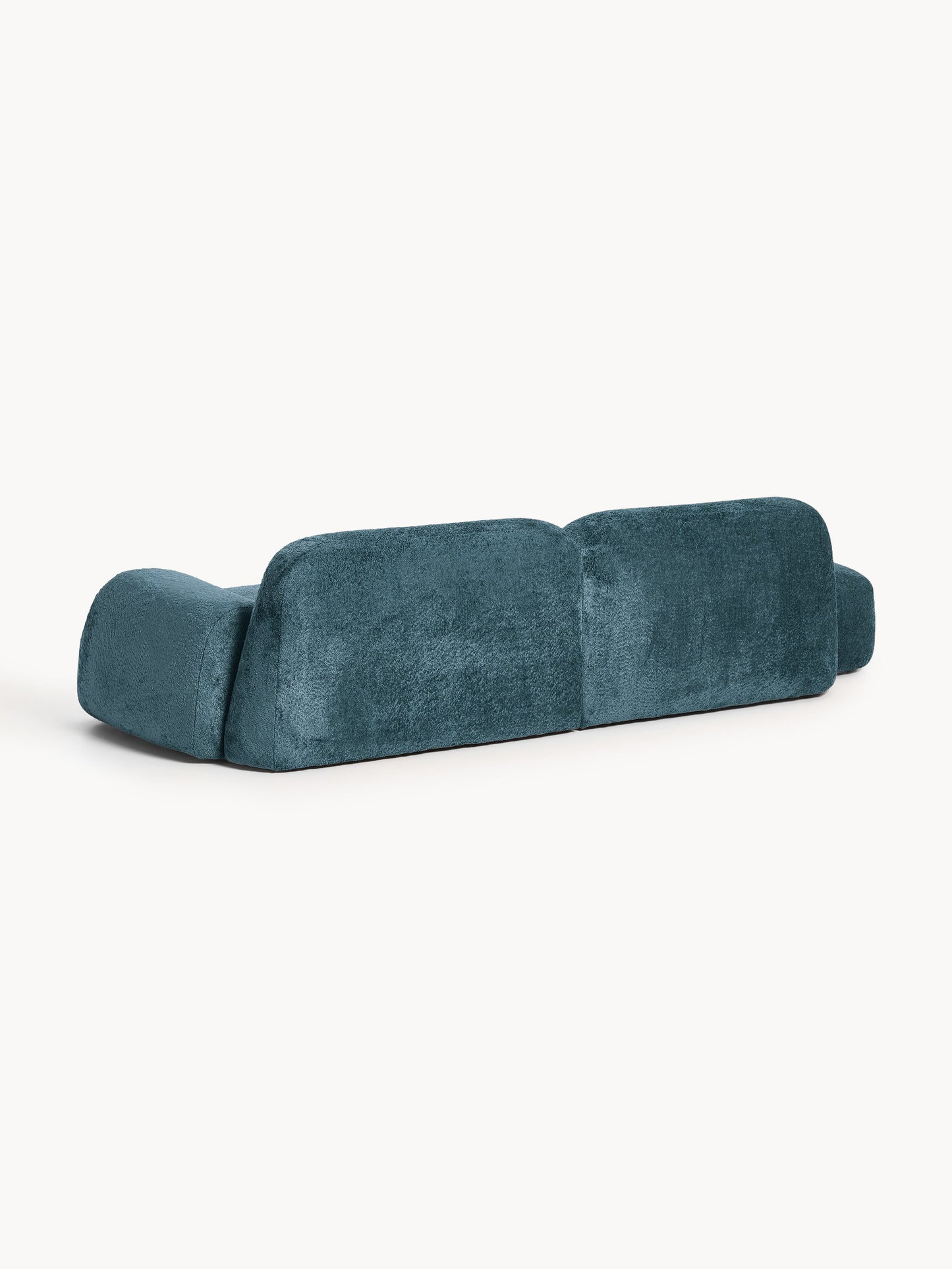 Modulare Teddy-Bouclé-Chaise Wolke (3-Sitzer)