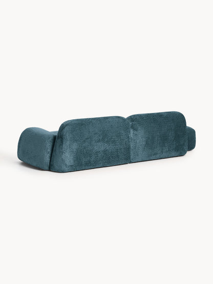 Modulare Teddy-Bouclé-Chaise Wolke (3-Sitzer)